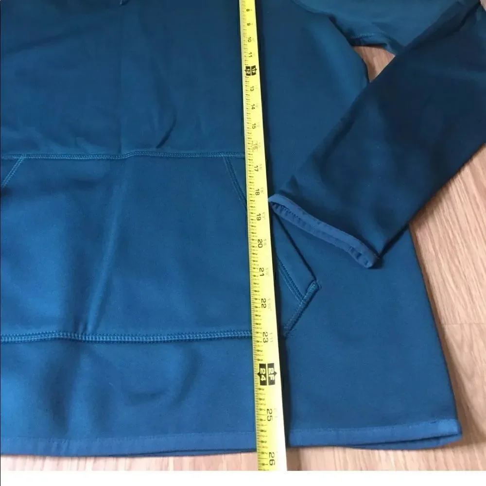 NIKE Dri-Fit Scuba Neck Hoodie Sweatshirt Turquoise Blue